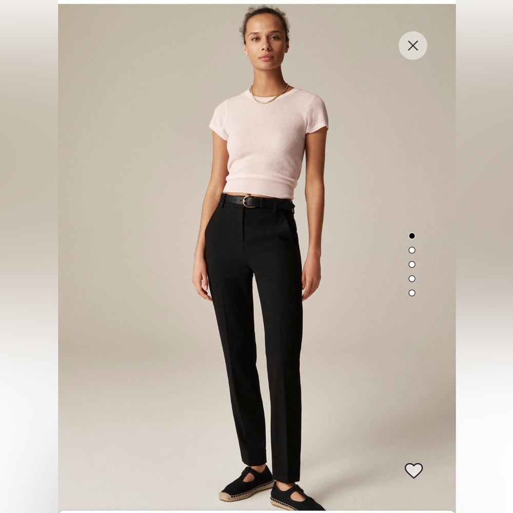 NWT J.Crew | New Cameron pant in four-season stretch | Black | Size 4